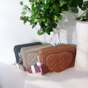 Free Gift  Bundle  3;Women's Bag Set - Black,  Tan, Brown Cross Body Bags